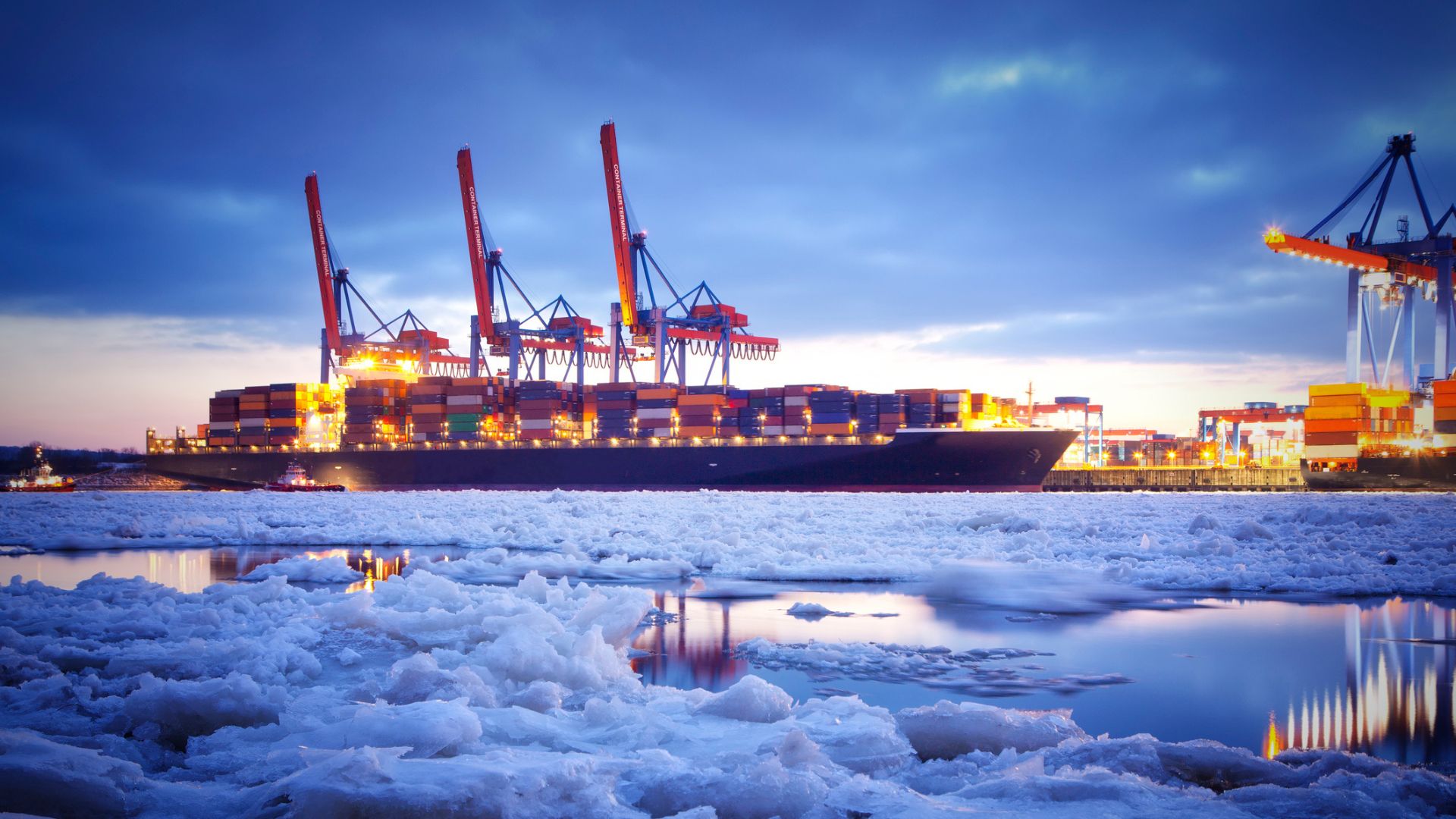 invierno condiciona transporte cadena de suministro internacional